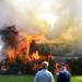 Fire overtakes an old barn during a training exercise and controlled burn in 6700 block of Warner Rd. in Pittsfield Township on Thursday, May 9, 2013. Melanie Maxwell I AnnArbor.com